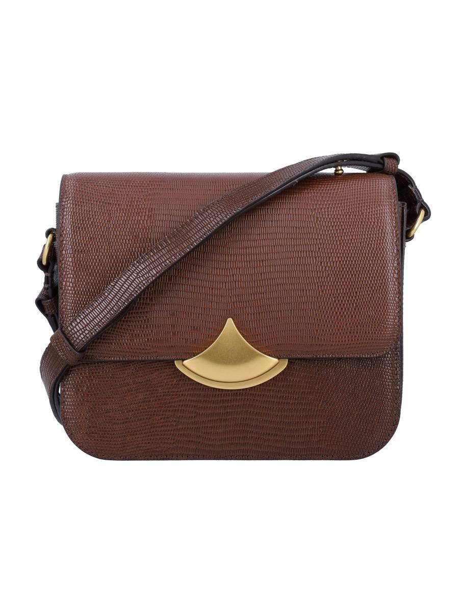Sessun Sessùn Diviluz Lizard-Print Leather Box Bag