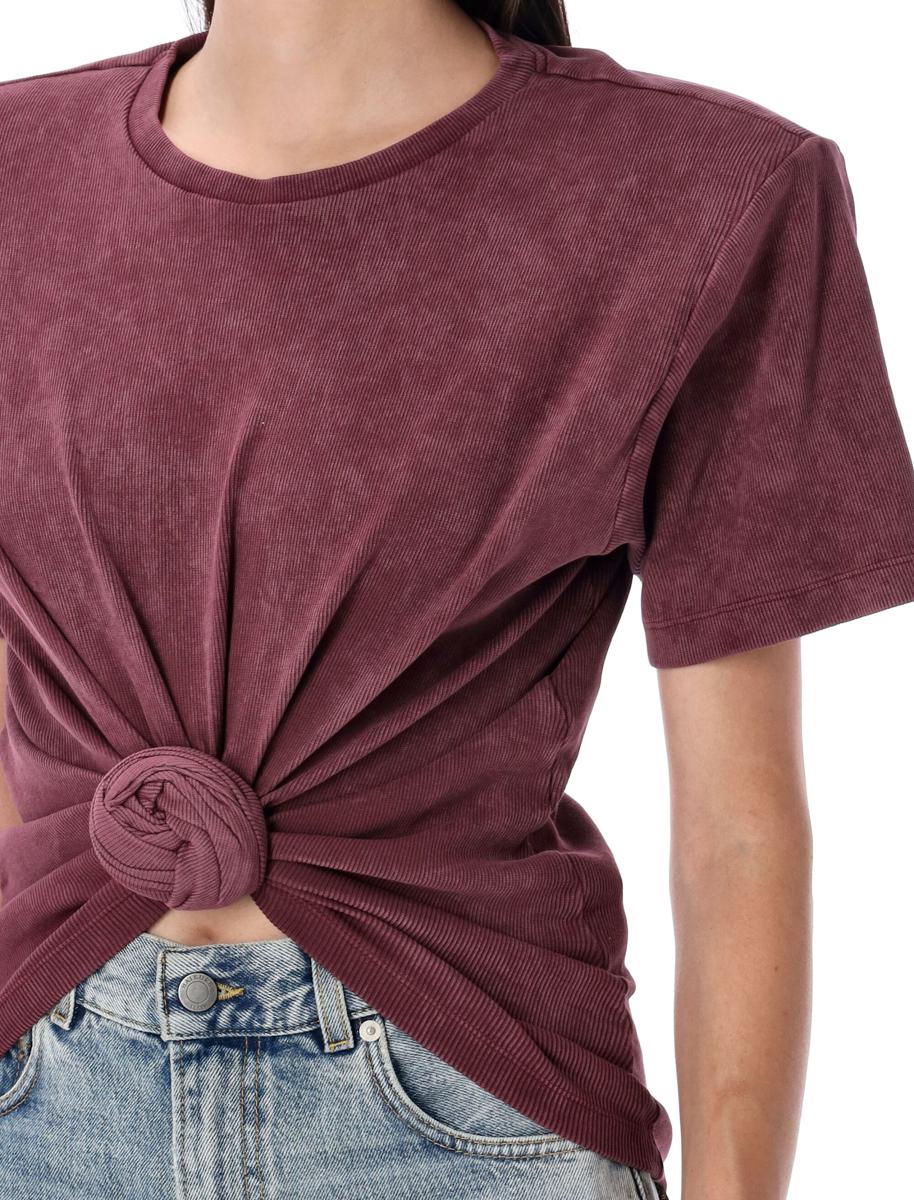 Magda Butrym Knotted Ribbed T-Shirt