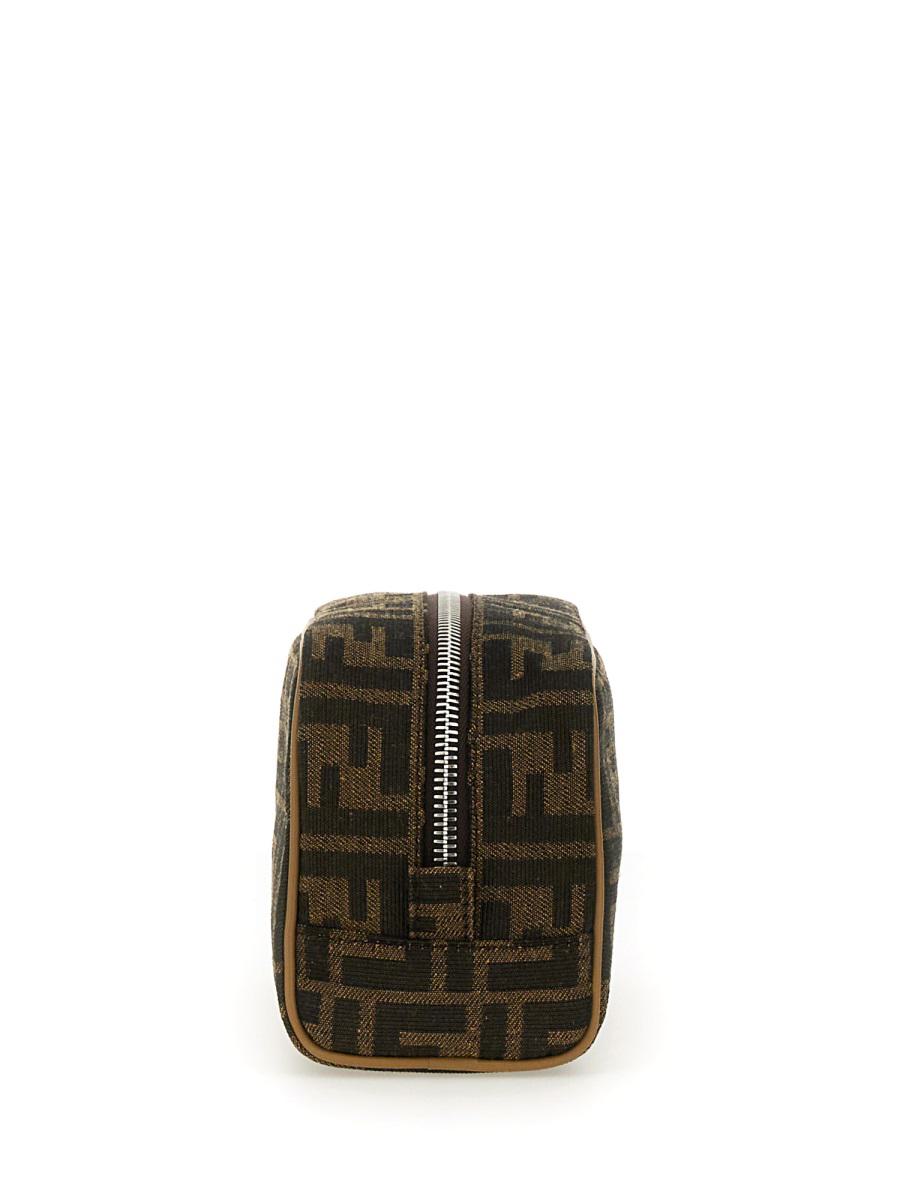 Fendi Beauty Case "Ff" Jacquard Small