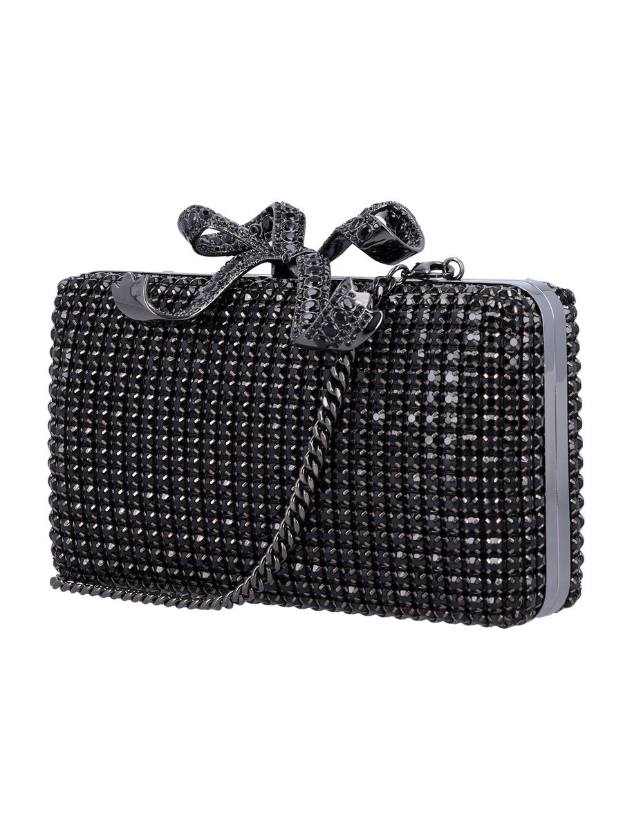 Self-Portrait Crystal Box Clutch