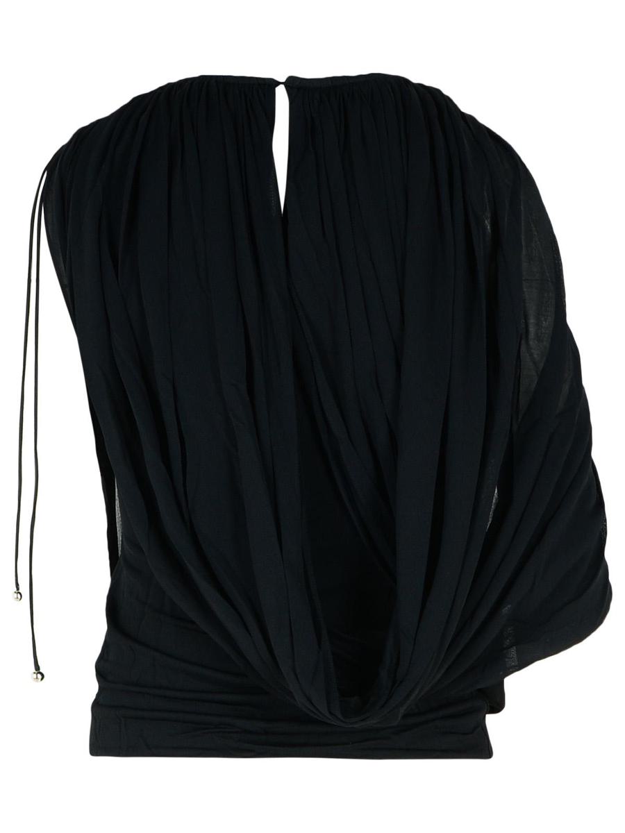 Lanvin 'Draped' Viscose Blend Top