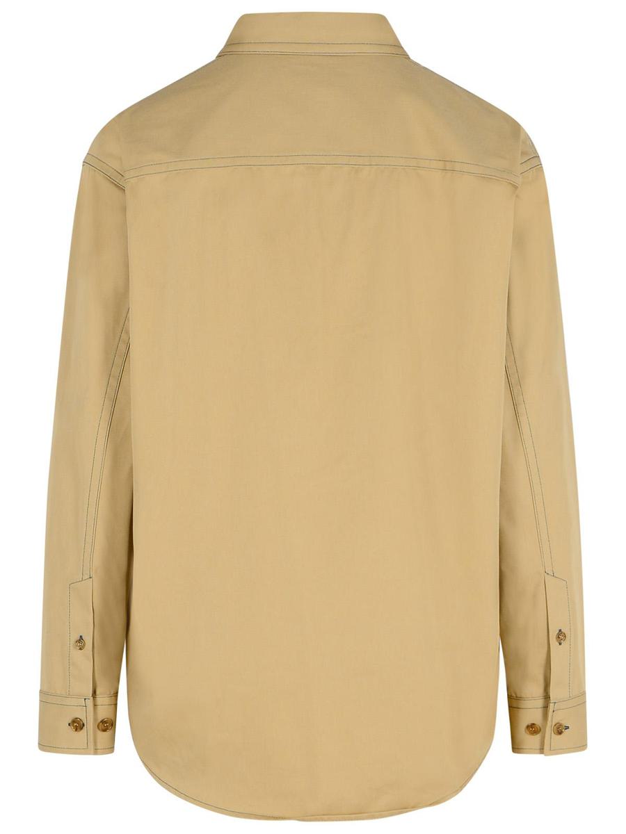 Off-White 'Over' Beige Cotton Shirt