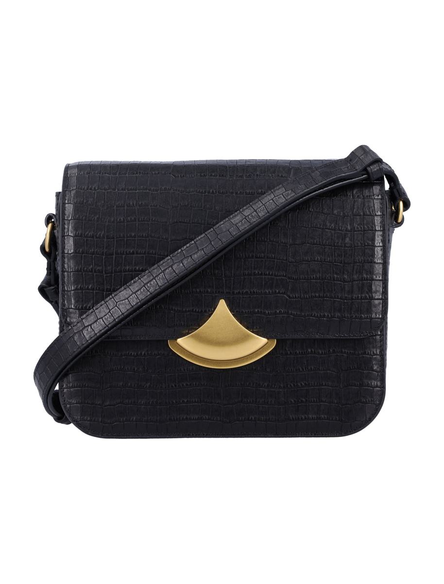 Sessun Sessùn Diviluz E Crocodile-Print Leather Box Bag