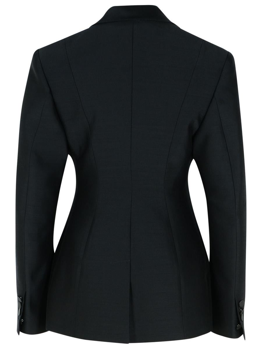 DSQUARED2 'Dan' Black Virgin Wool Blend Blazer