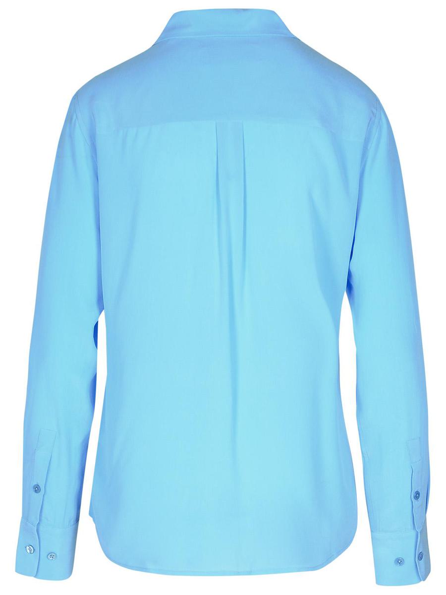 Equipment Light Blue Silk Shirt