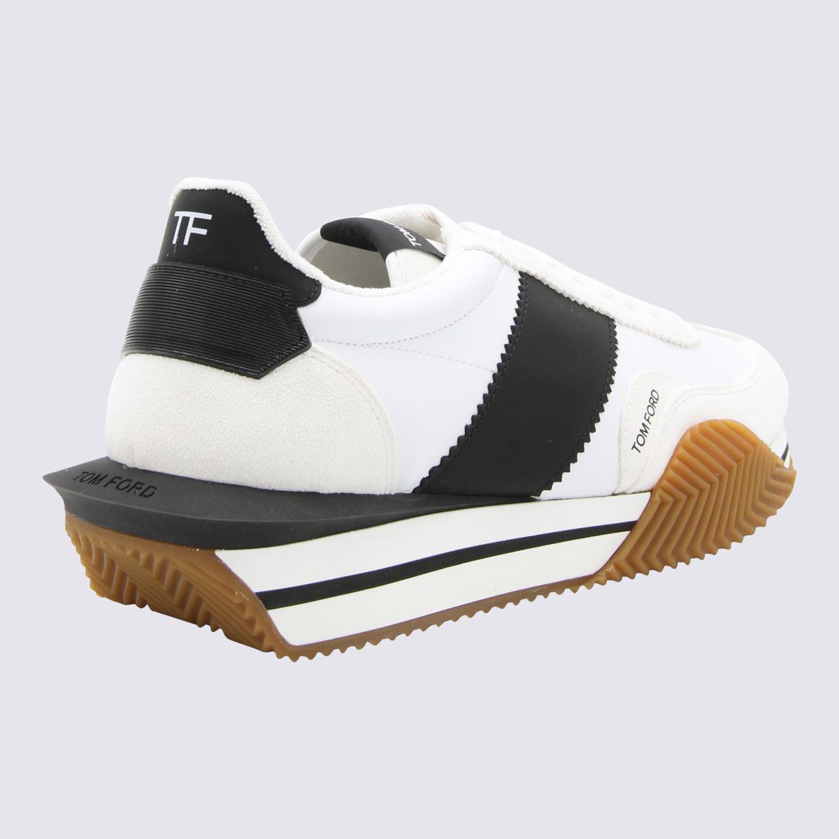 Tom Ford White Leather Sneakers