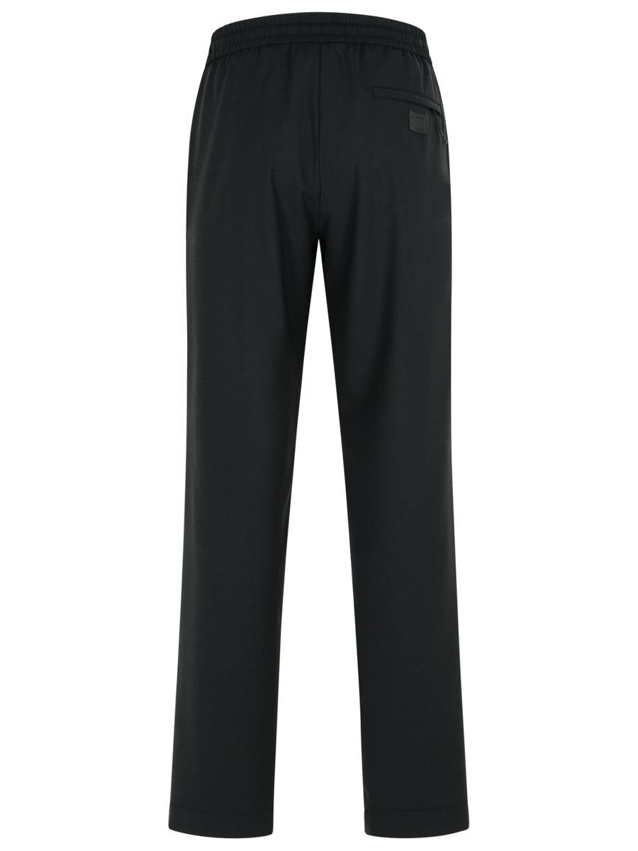 Dolce & Gabbana Black Wool Blend Pants