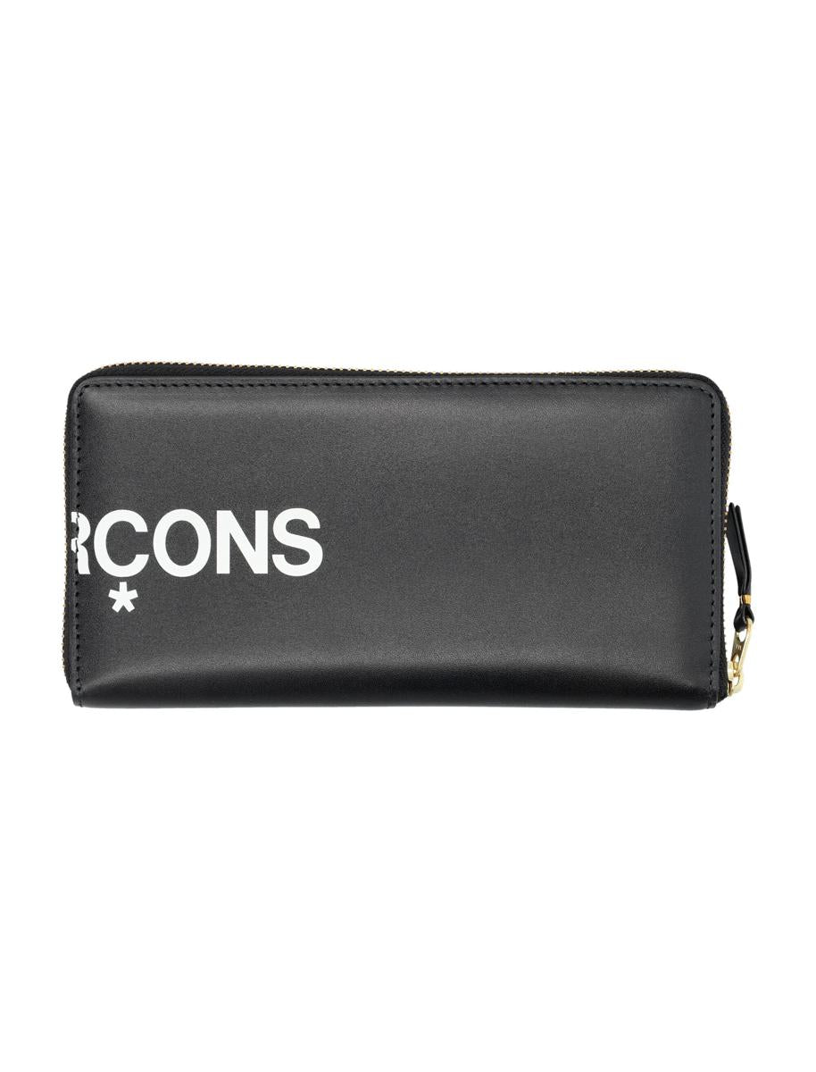 Comme Des Garçons Hugo Logo Zip Wallet