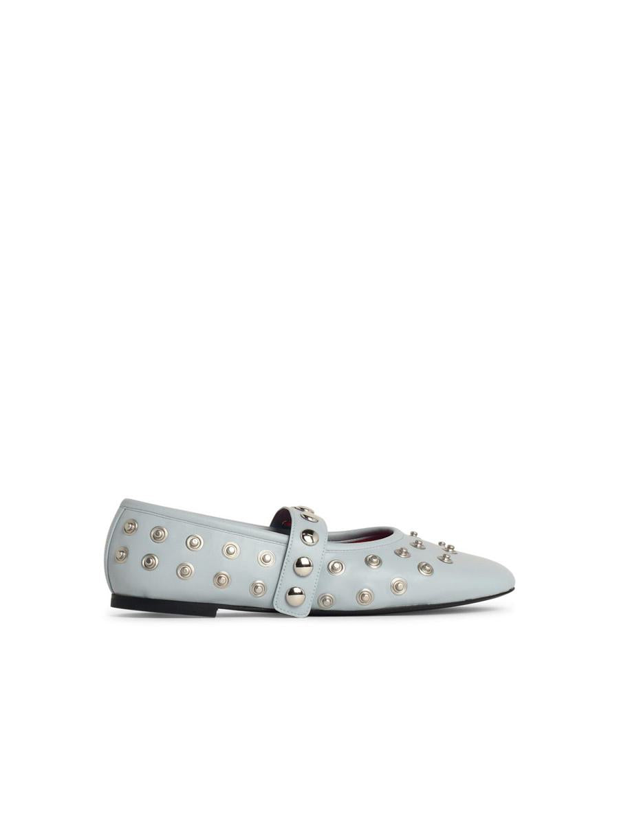 Stella McCartney Ballerina 'Ryder' In Eco Alter Mat Azzurra