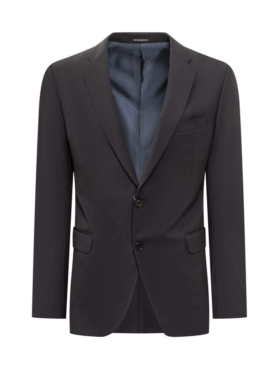 Emporio Armani Emporio Armani Wool Single-Breasted Blazer
