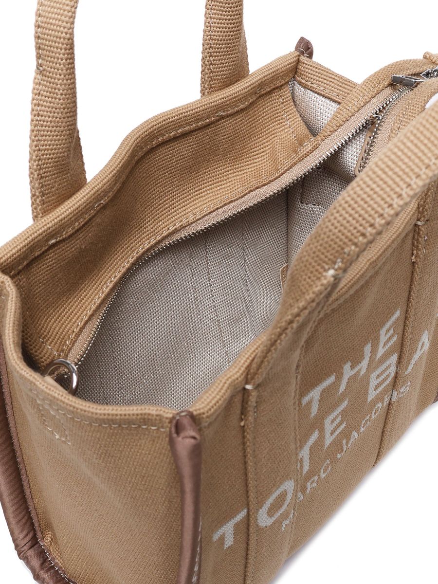 Marc Jacobs 'The Small Tote' Brown Cotton Bag