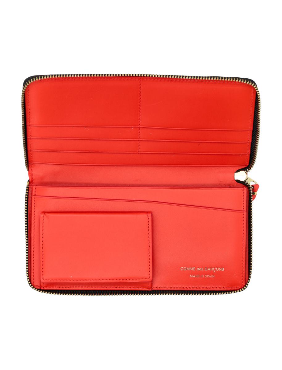 Comme Des Garçons Hugo Logo Zip Wallet