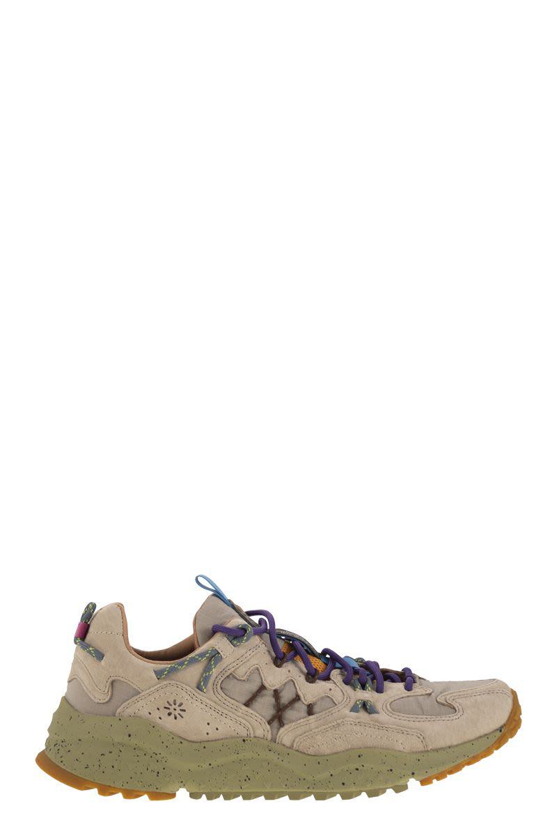Flower Mountain Yamabushi - Sneakers In Suede And Technical Fabric