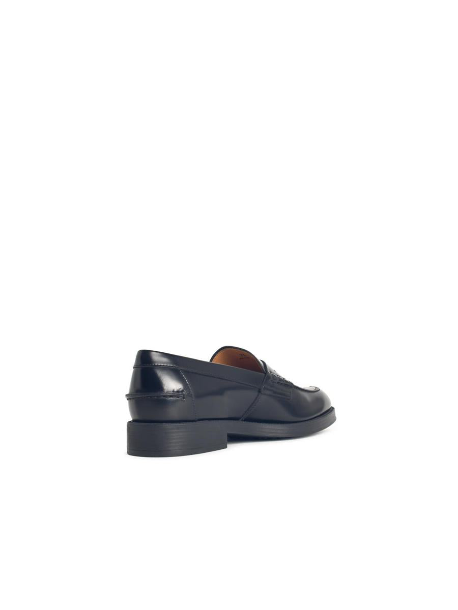 Tod'S Black Leather Loafers