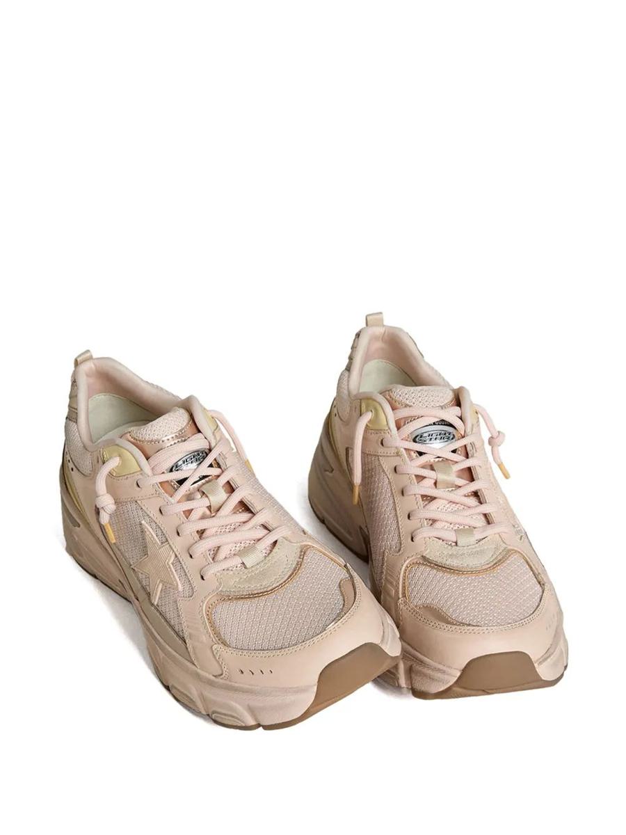 Golden Goose Lightstar Net Leather And Suede Upper Tpu Star Net Heel And Spur