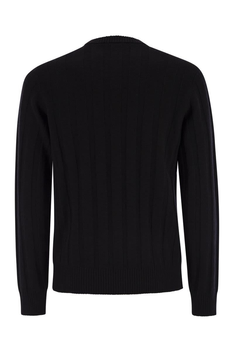Peserico Wool And Cashmere Ribbed Jumper