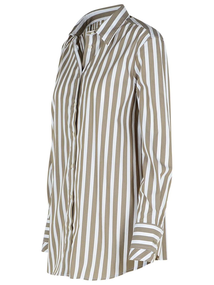 Fay Green Cotton Blend Shirt