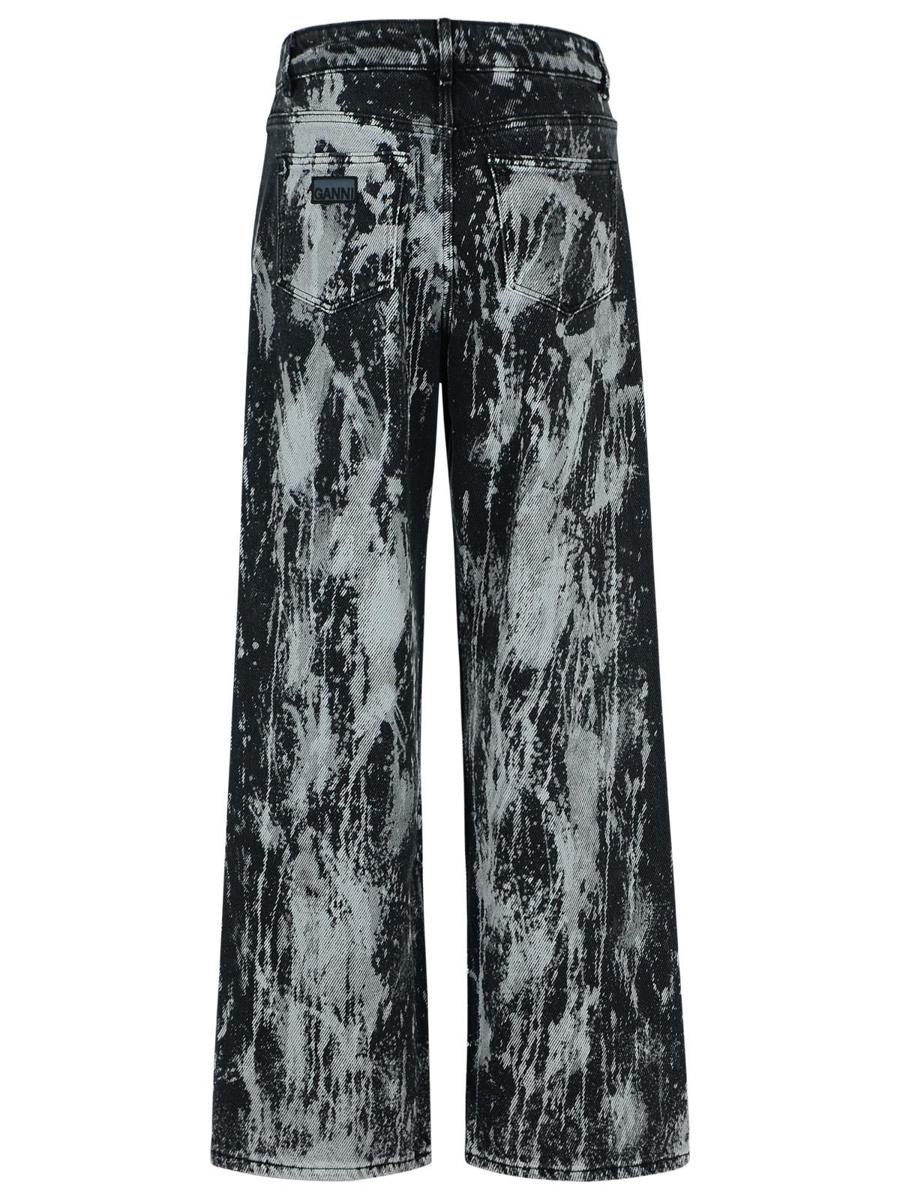 Ganni 'Izey' Black Cotton Jeans