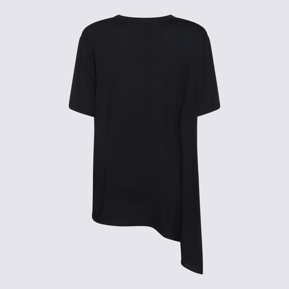 Fabiana Filippi Dark Blue Viscose T-Shirt