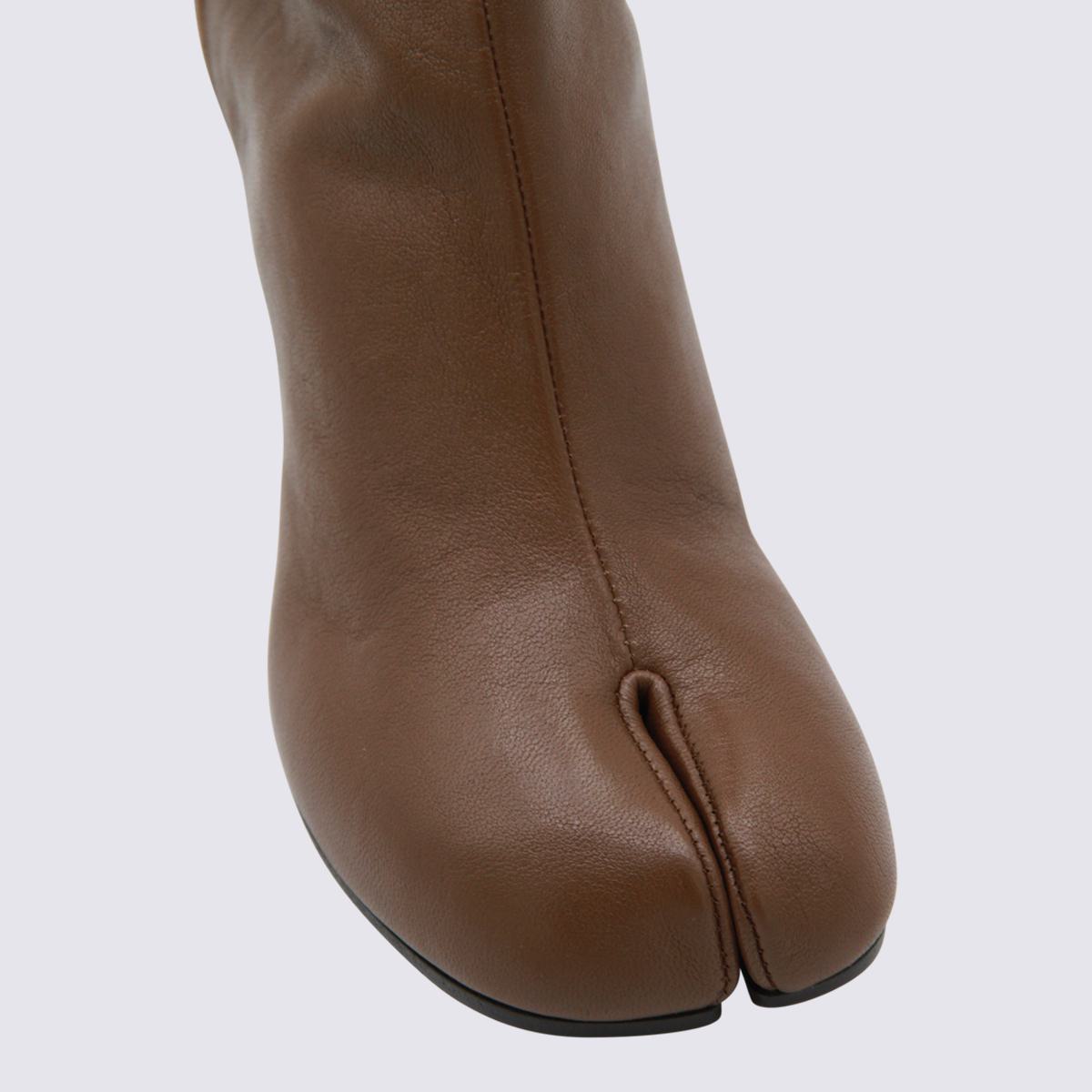 Maison Margiela Brown Leather Boots
