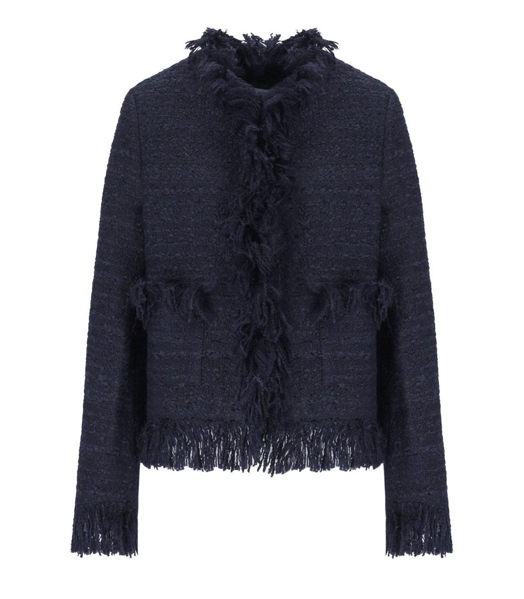 Essentiel Antwerp Iskra Navy Blue Jacket