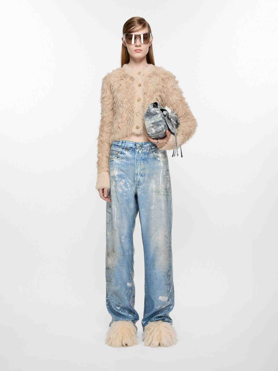Acne Studios Dirty Snow Shoulder Bag