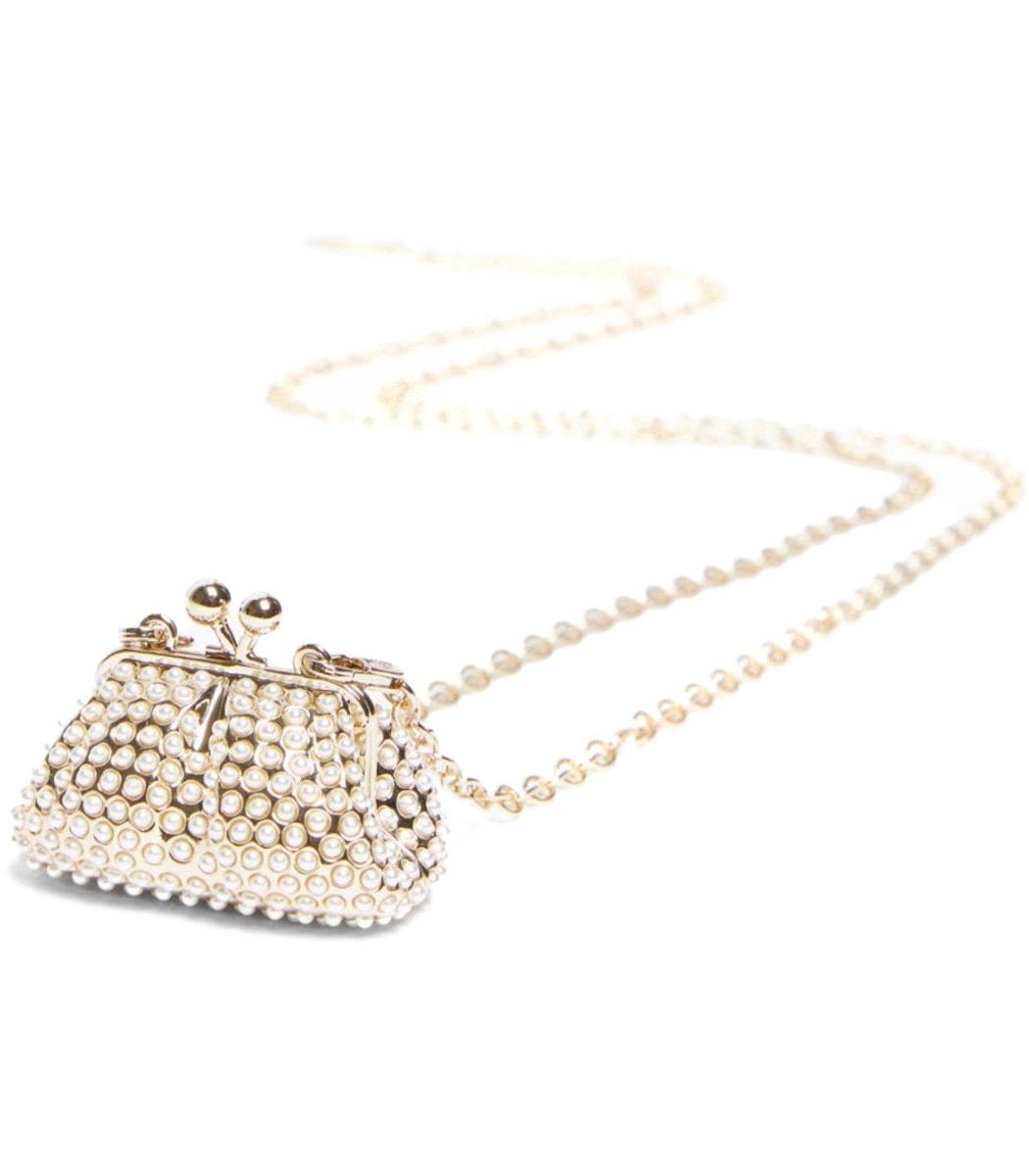 Weekend Max Mara Pasticcino Bag Gold Necklace