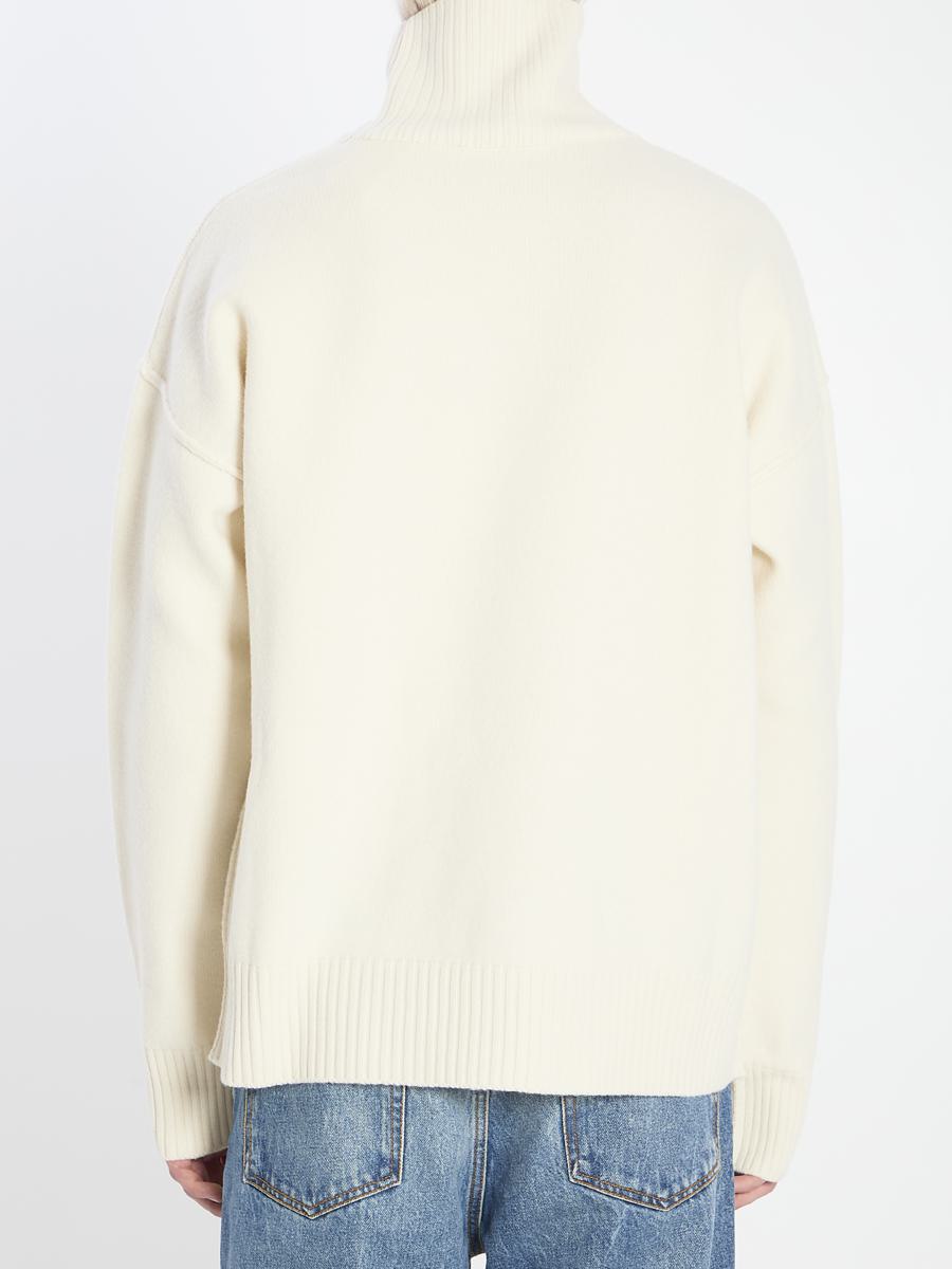 AMI Paris De Coeur Turtleneck Sweater