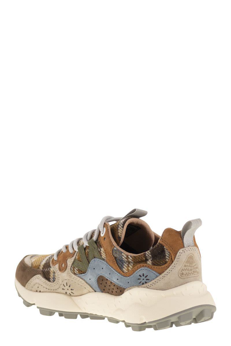 Flower Mountain Yamano 3 - Suede And Wool Sneakers