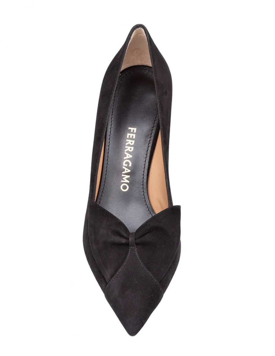 Salvatore Ferragamo Suede Pump