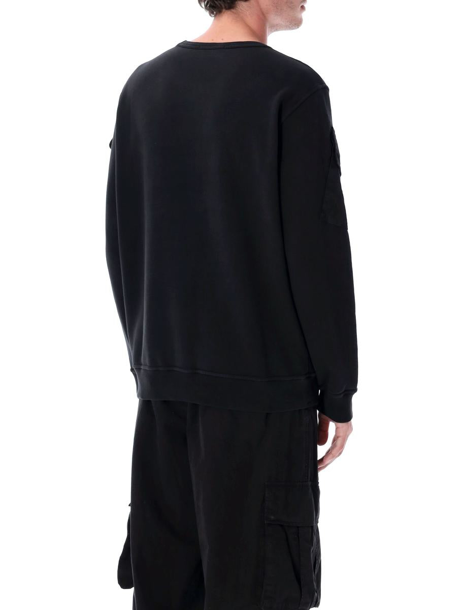 Stone Island Brushed Organic Cotton Sweatshirt