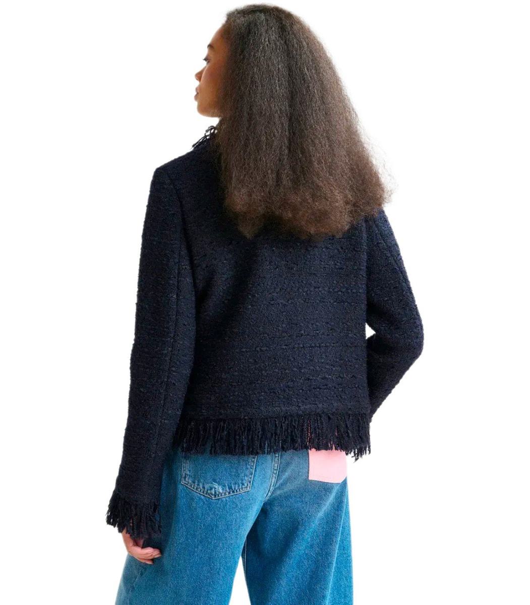 Essentiel Antwerp Iskra Navy Blue Jacket