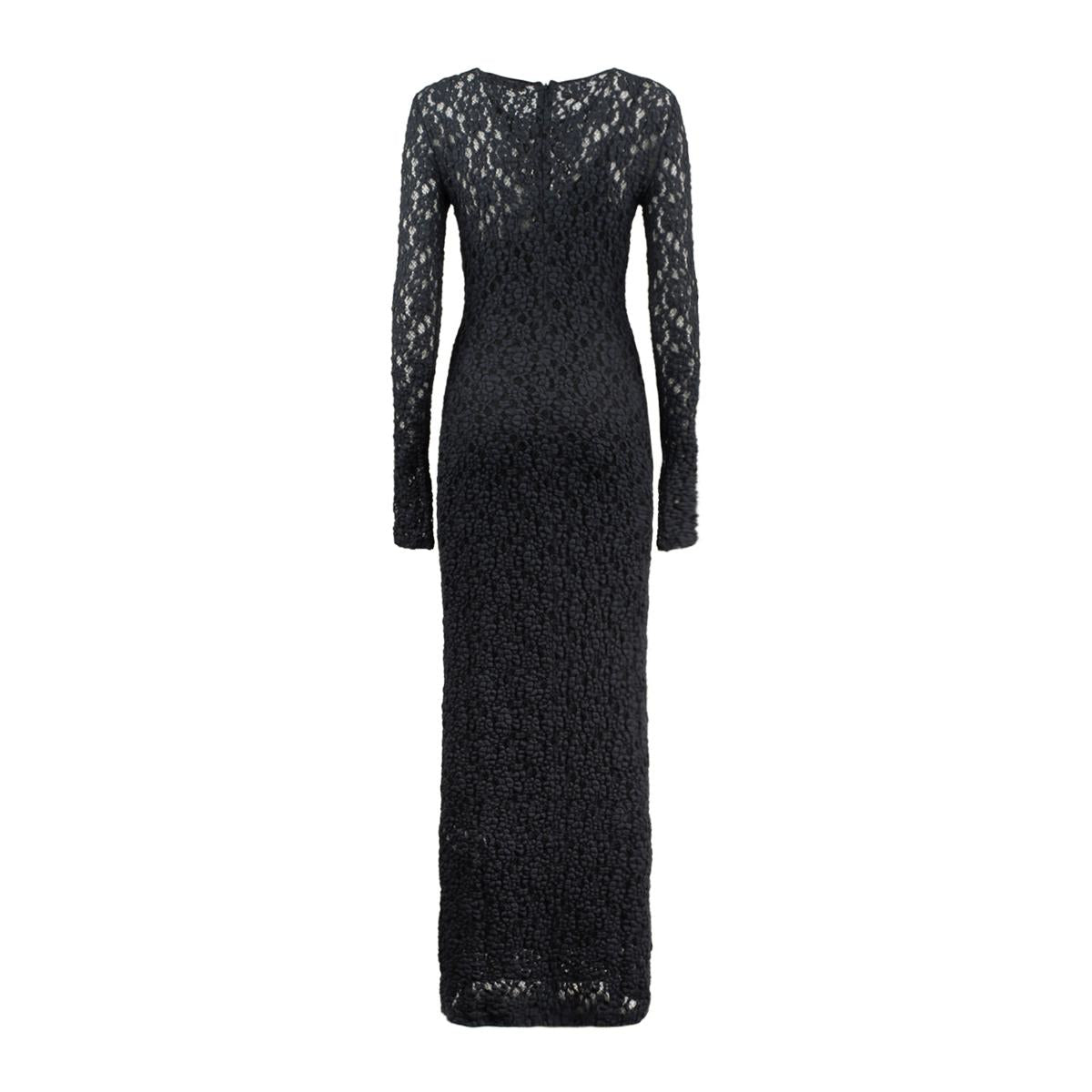 Max Mara Close-Fitting Cloqué Lace Dress