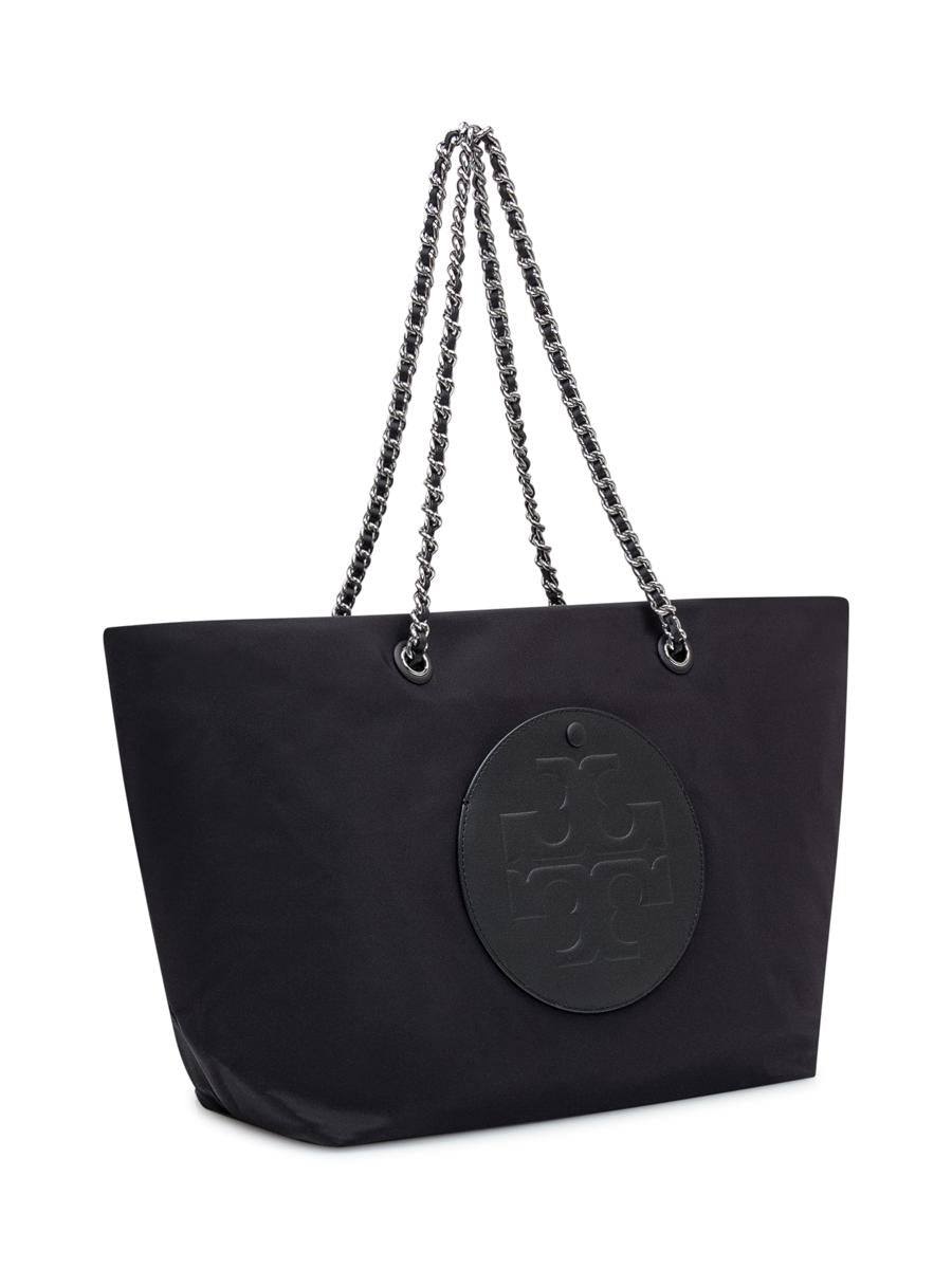 Tory Burch Tory Burch Black Shopper With Chain