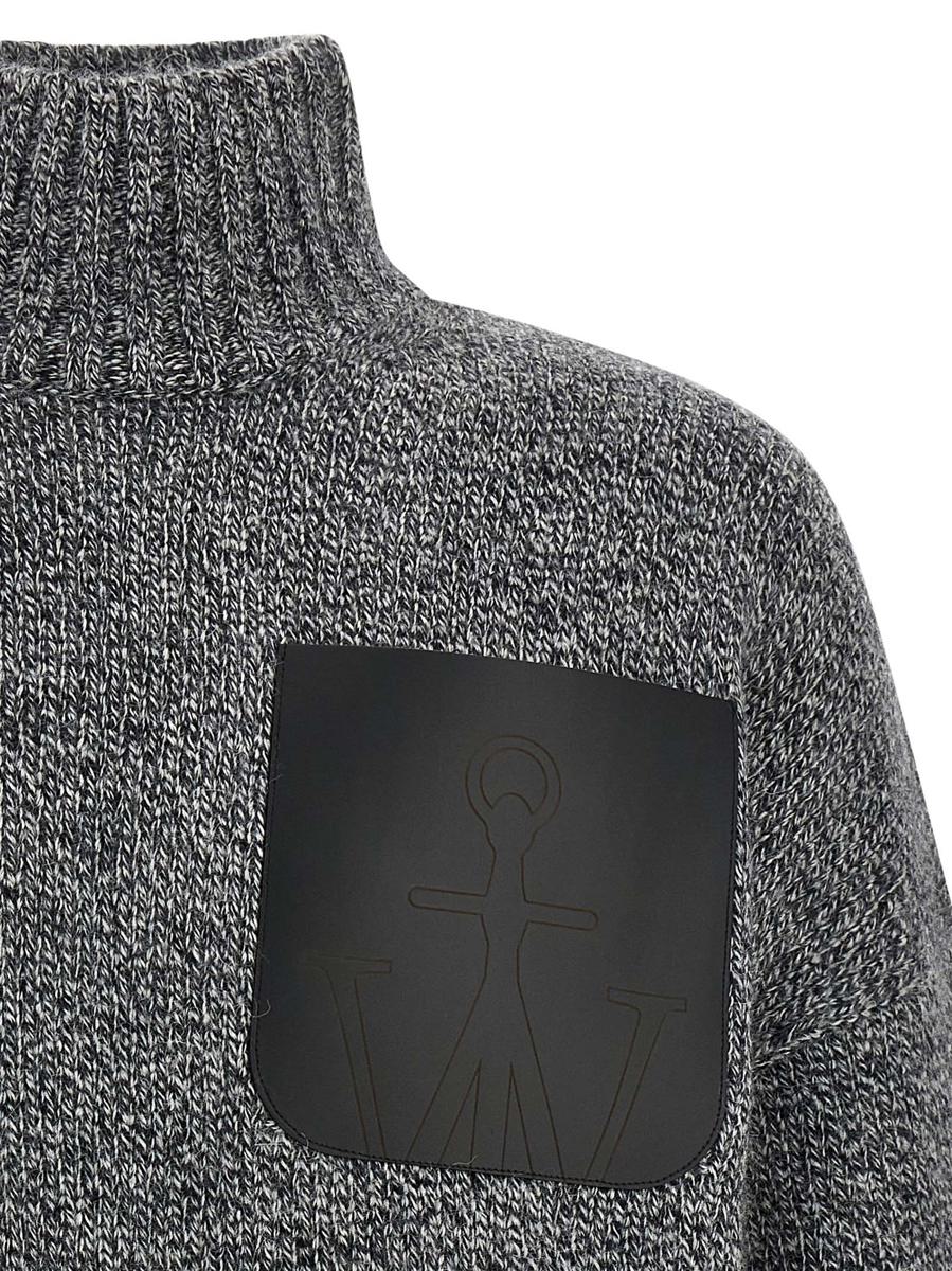 JW Anderson 'Leather Patch Pocket' Sweater