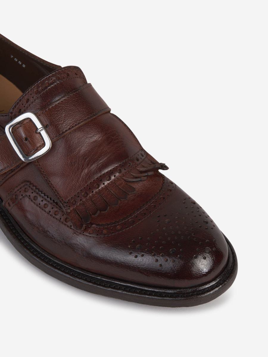 Green George Buckle Shoes