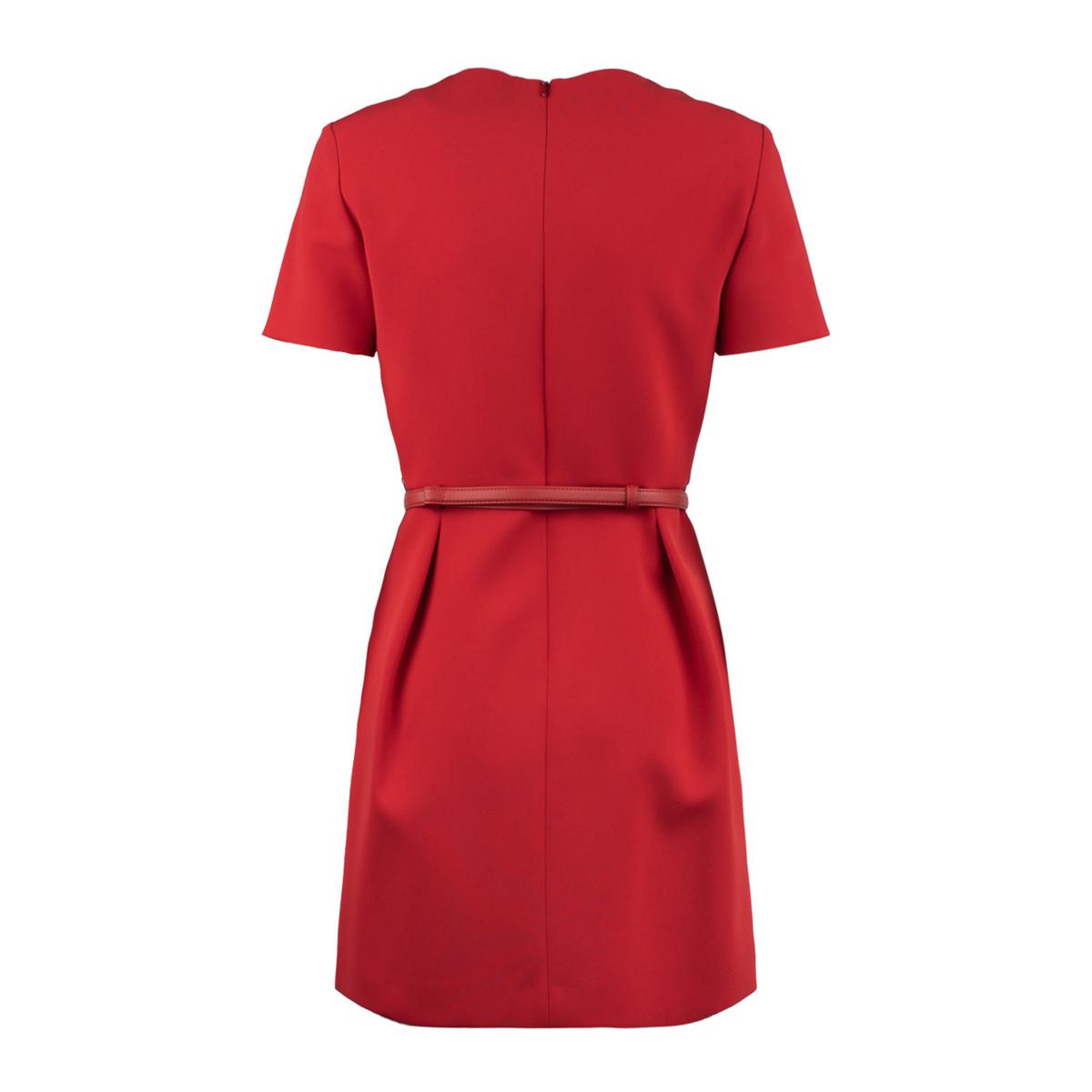 Max Mara Red Cady Minidress