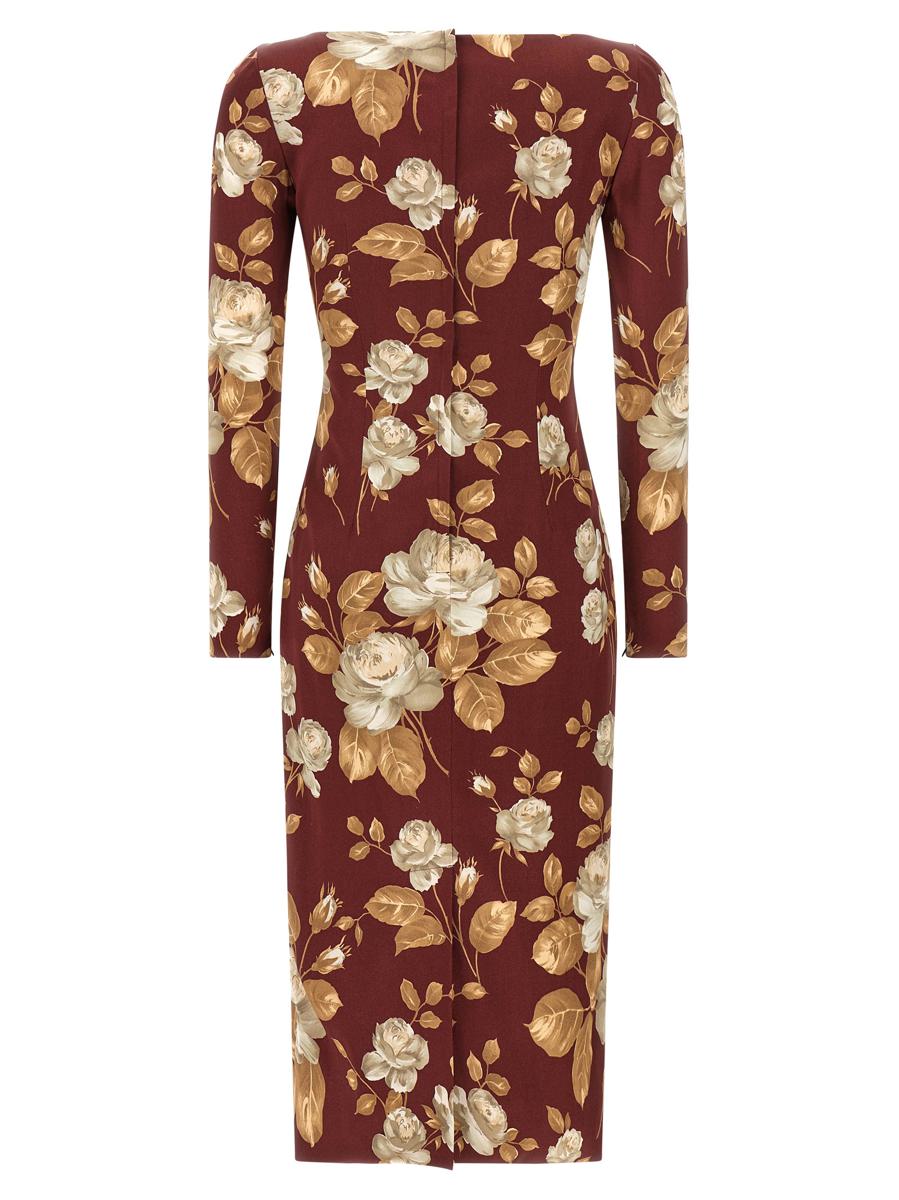 Dolce & Gabbana  Rose Print Dress