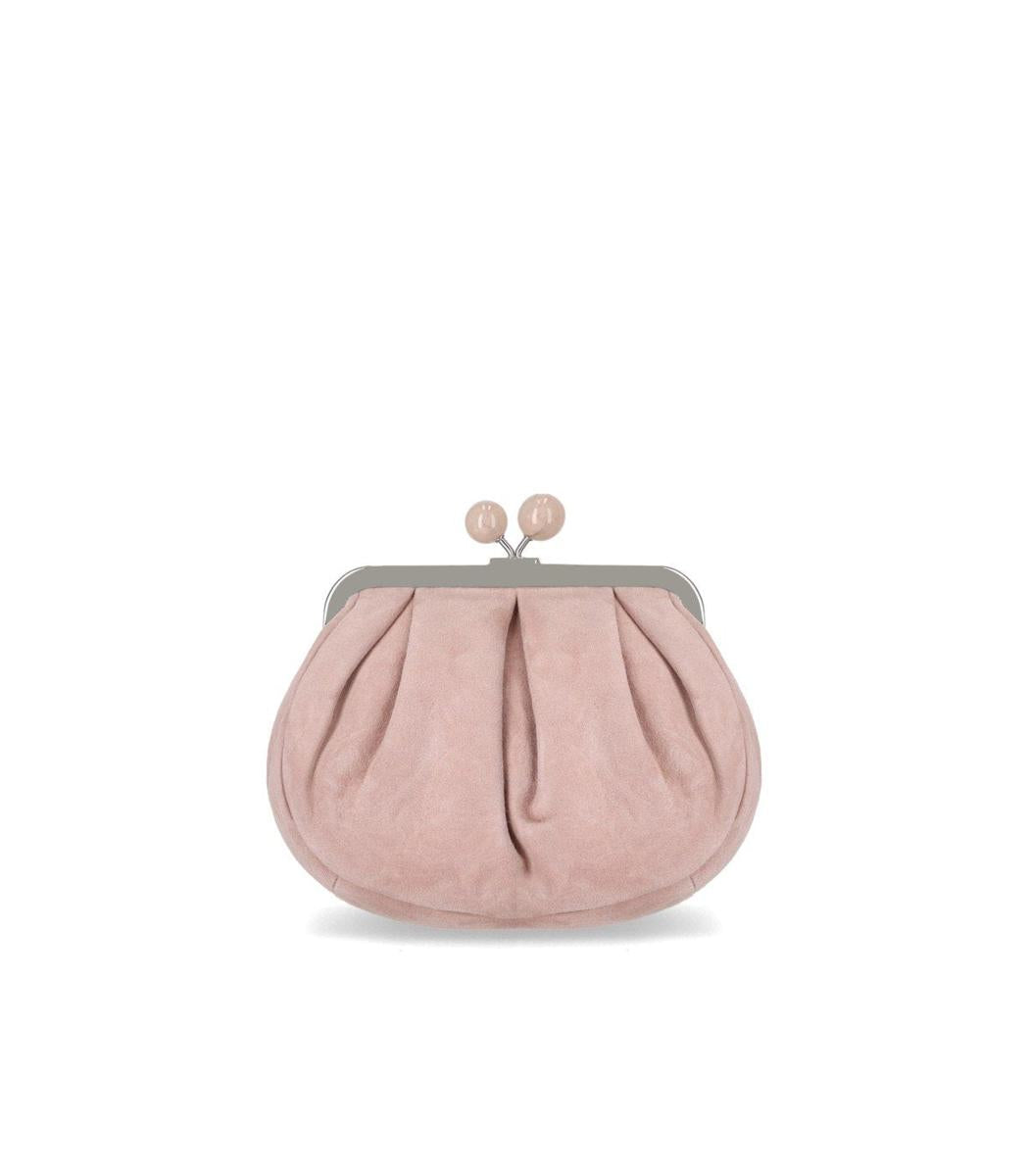 Weekend Max Mara Pasticcino Valois Small Pink Clutch