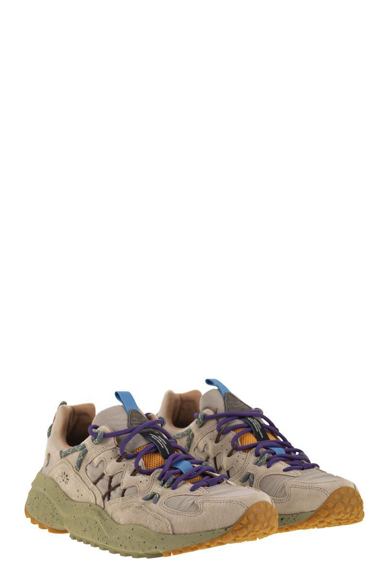 Flower Mountain Yamabushi - Sneakers In Suede And Technical Fabric