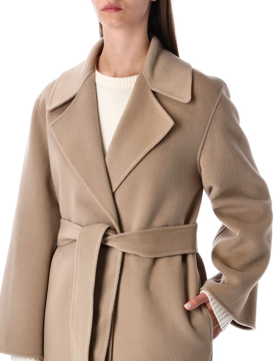 Alberta Ferretti Coat In Double-Face Wool