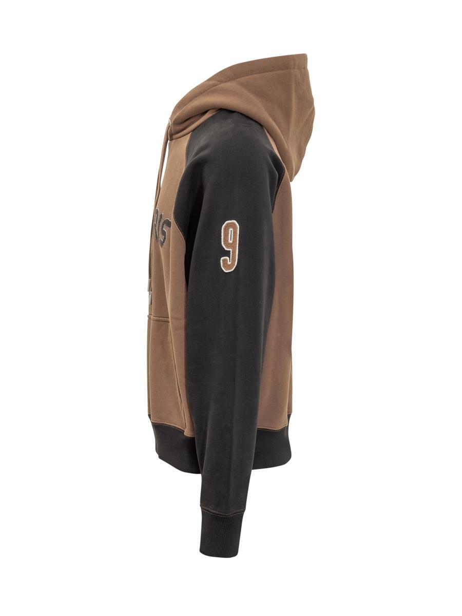 AMI Paris Ami Alexandre Mattiussi Men'S Two-Tone Hoodie Sweatshirt