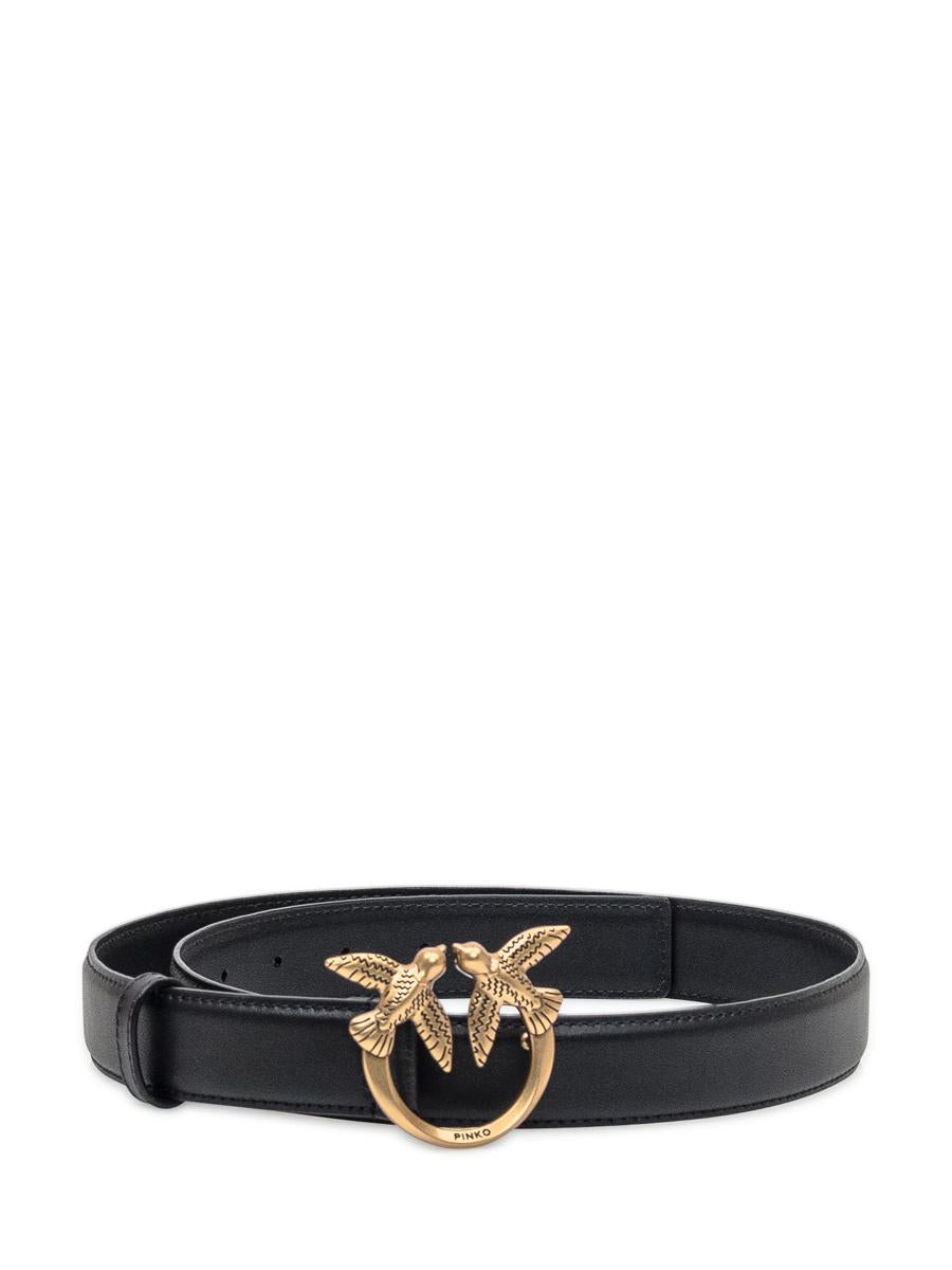 Pinko Pinko Black Belt With Buckle