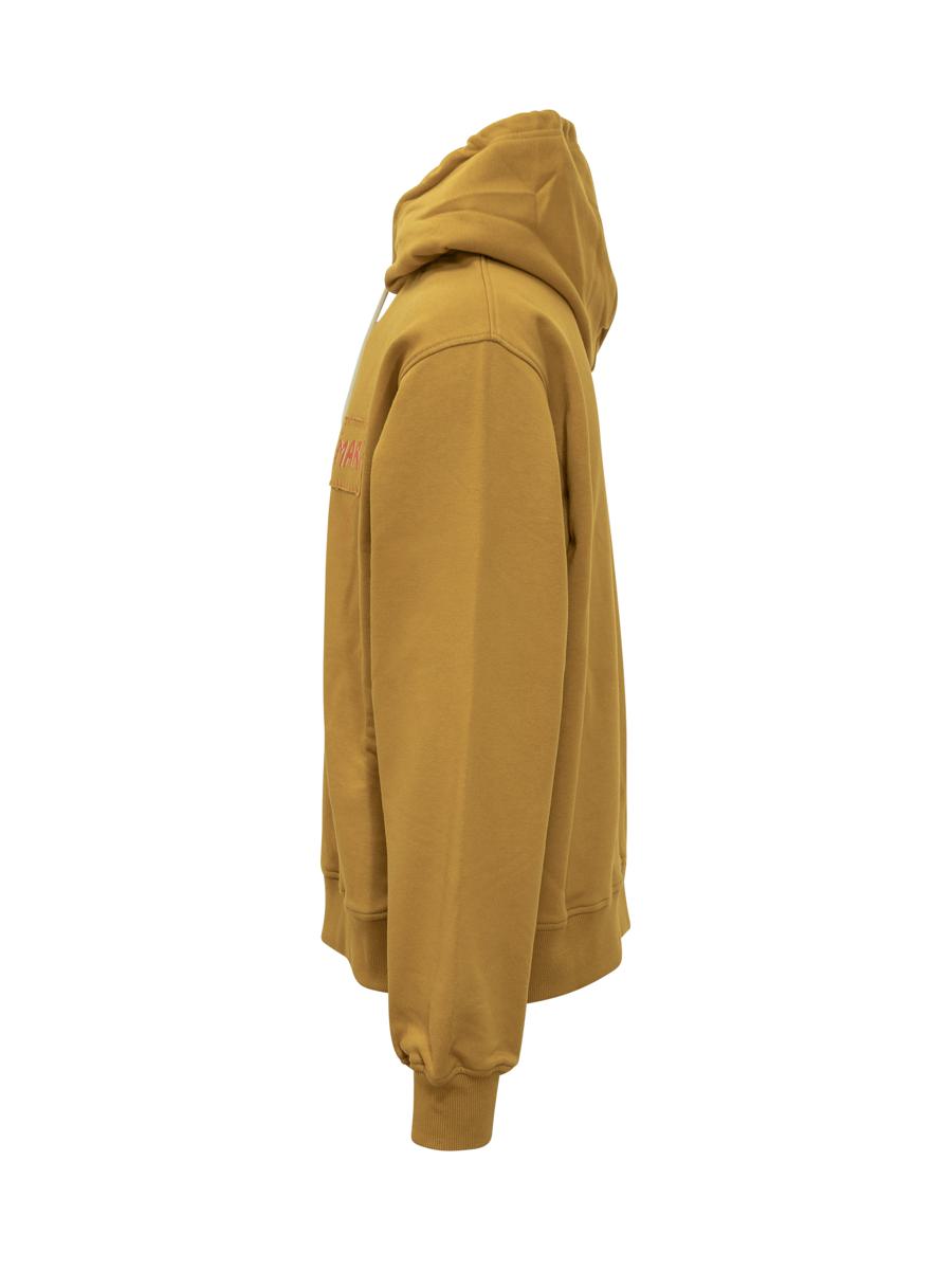 Marni Marni Hoodie With Logo Patch