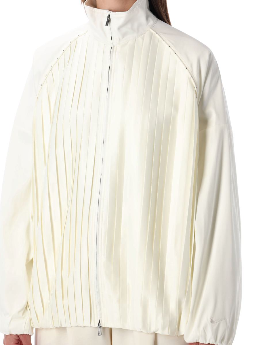 Nike Satin Pleated Oversized Tracksuit Jacket Sportswear Collection