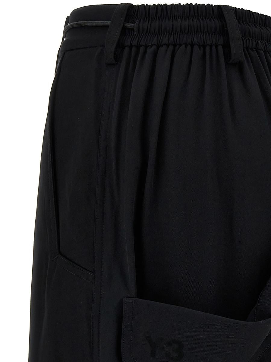 Y-3 Adidas 'Y-3 Rayon Twill Wide' Pants