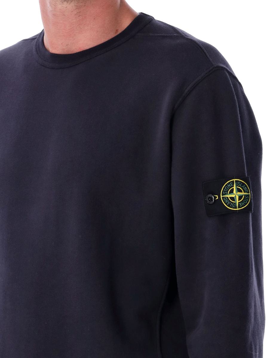 Stone Island Brushed Organic Cotton Sweatshirt