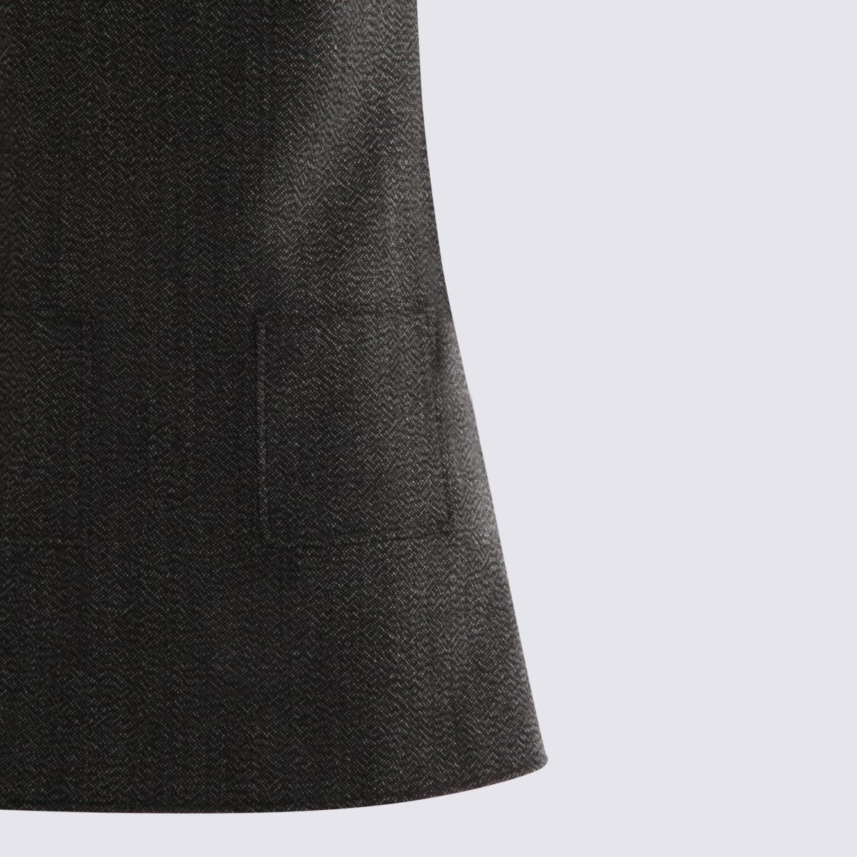 Courrèges Black Wool Mini Dress