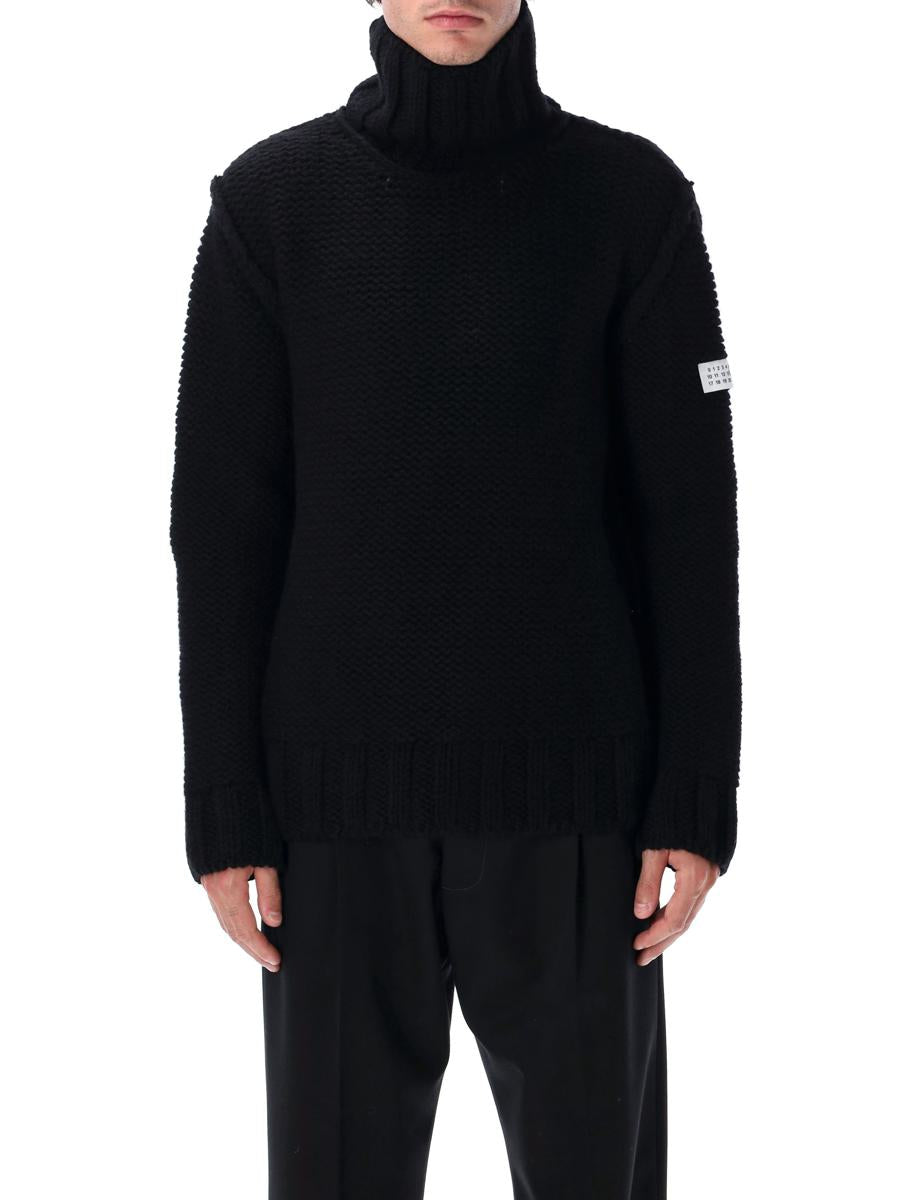 MM6 Maison Margiela Chunky Wool Turtleneck Jumper