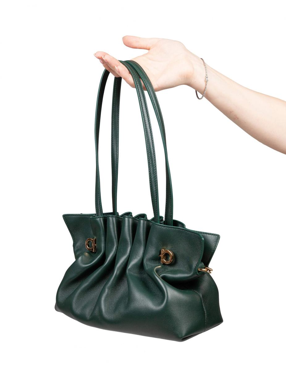 Salvatore Ferragamo Soft Nappa Shoulder Bag